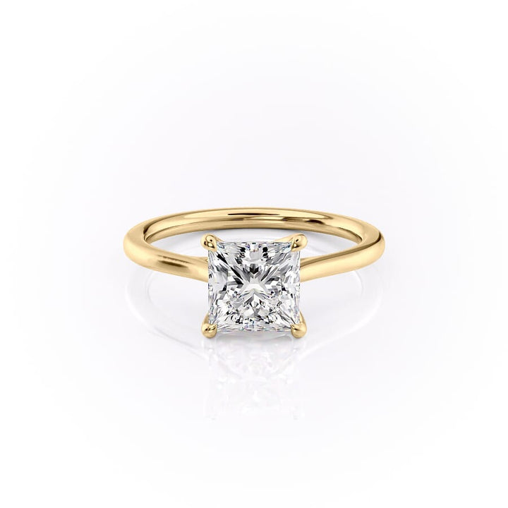 The Lexie Set With A 2 Carat Princess Lab Diamond