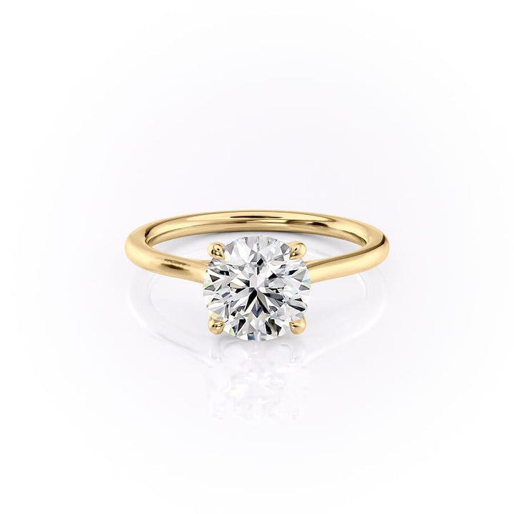 The Lexie Set With A 2 Carat Round Lab Diamond