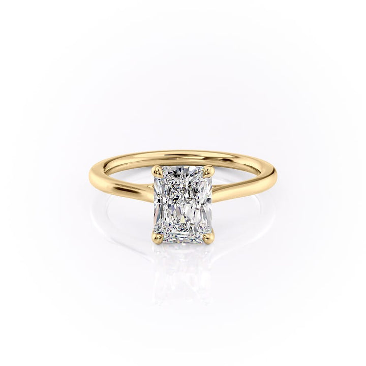 The Lexie Set With A 2 Carat Radiant Lab Diamond