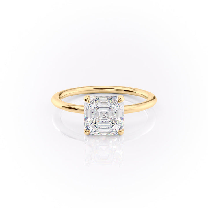 The Ashley Set With A 2 Carat Asscher Lab Diamond