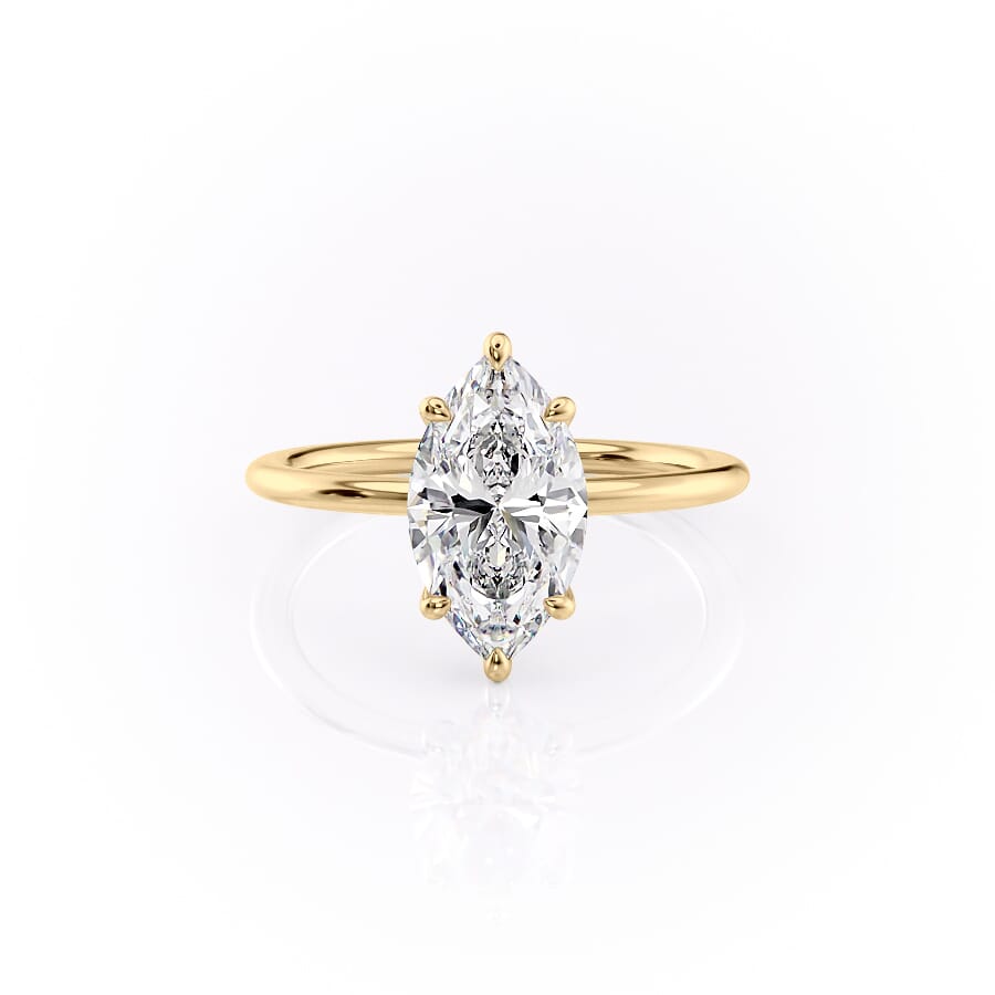 The Ashley Set With A 2 Carat Marquise Lab Diamond