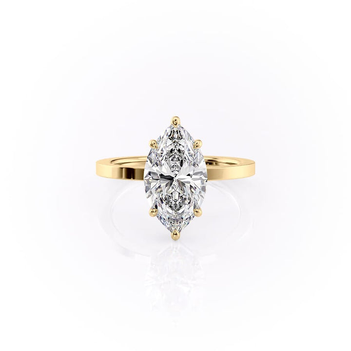 The Eleanor Set With A 2 Carat Marquise Lab Diamond