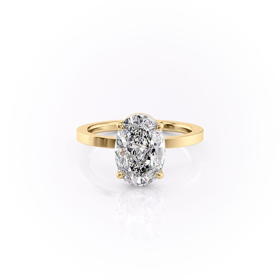 The Eleanor Set With A 2 Carat Oval Lab Diamond