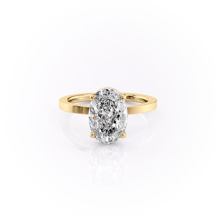 The Eleanor Set With A 2 Carat Oval Lab Diamond