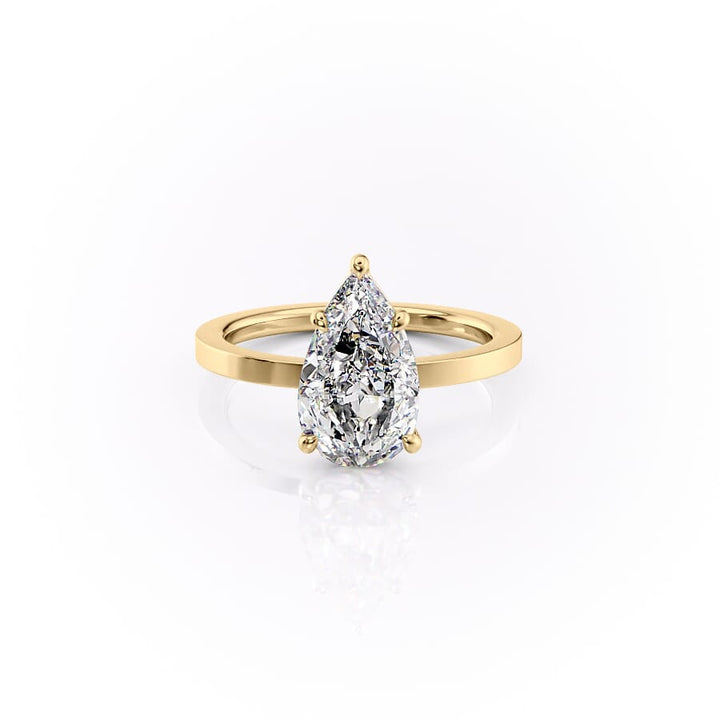 The Eleanor Set With A 2 Carat Pear Lab Diamond