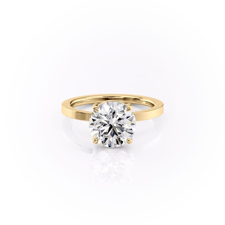 The Eleanor Set With A 2 Carat Round Lab Diamond