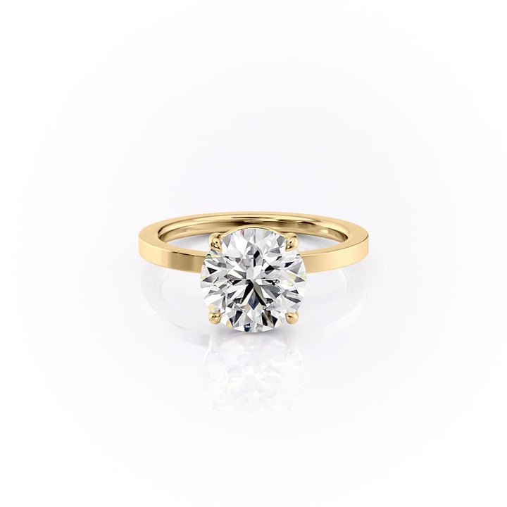 The Eleanor Set With A 2 Carat Round Lab Diamond