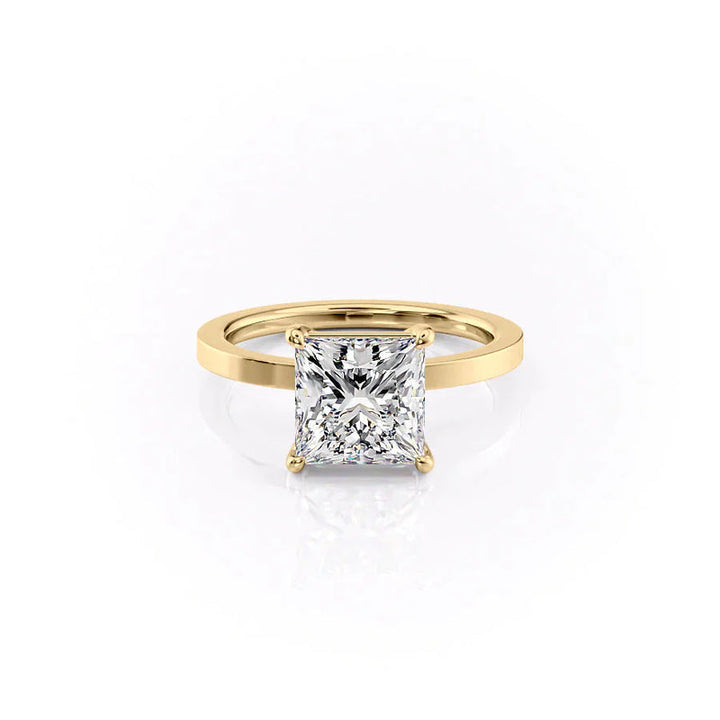 The Eleanor Set With A 2 Carat Princess Lab Diamond