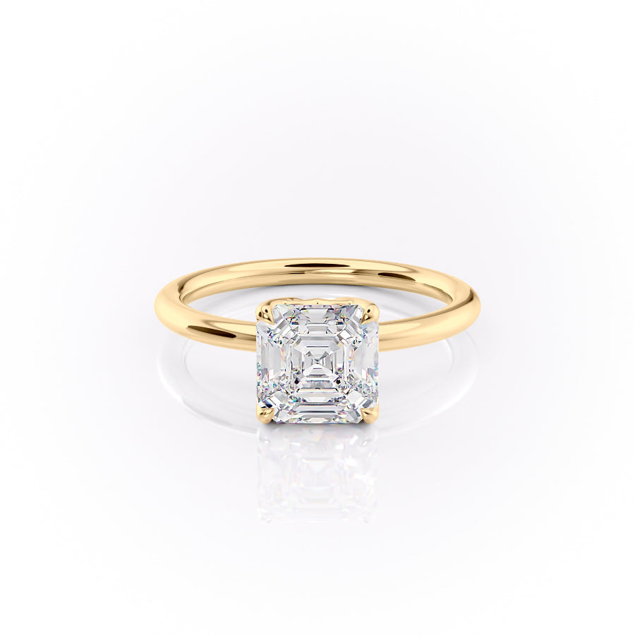 The Alison Set With A 2 Carat Asscher Lab Diamond