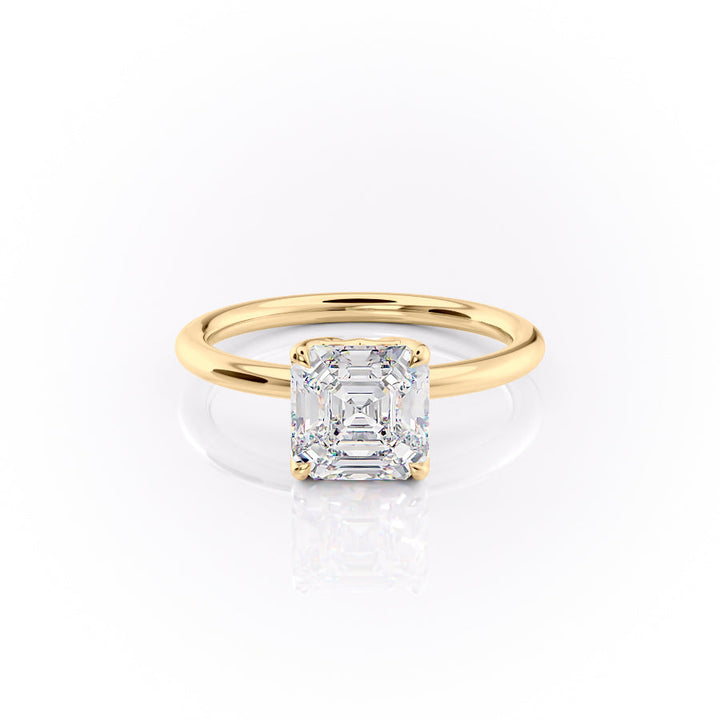 The Alison Set With A 2 Carat Asscher Lab Diamond