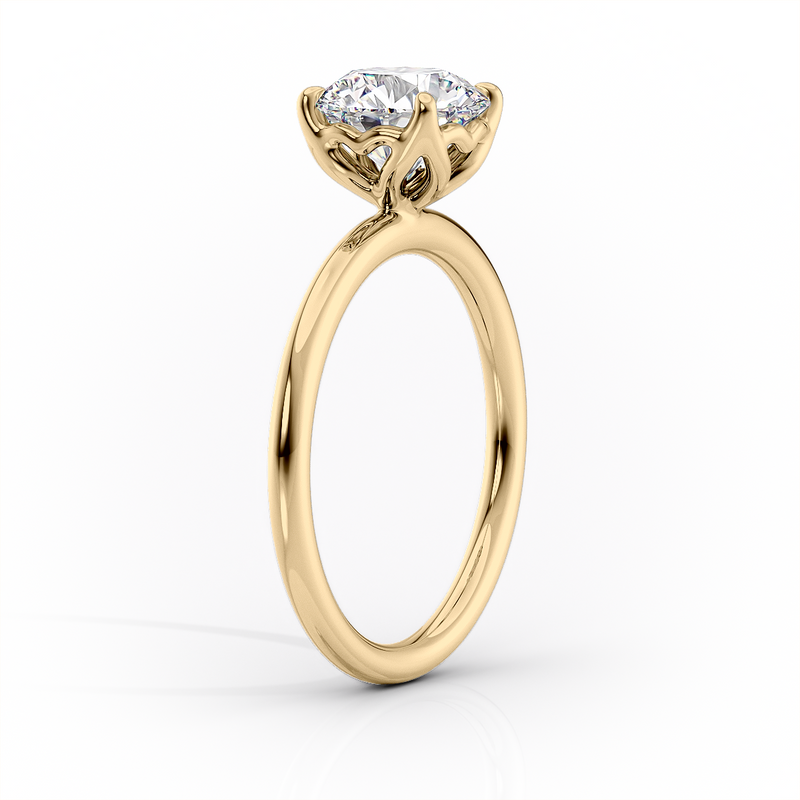 The Alison Set With A 2 Carat Asscher Lab Diamond