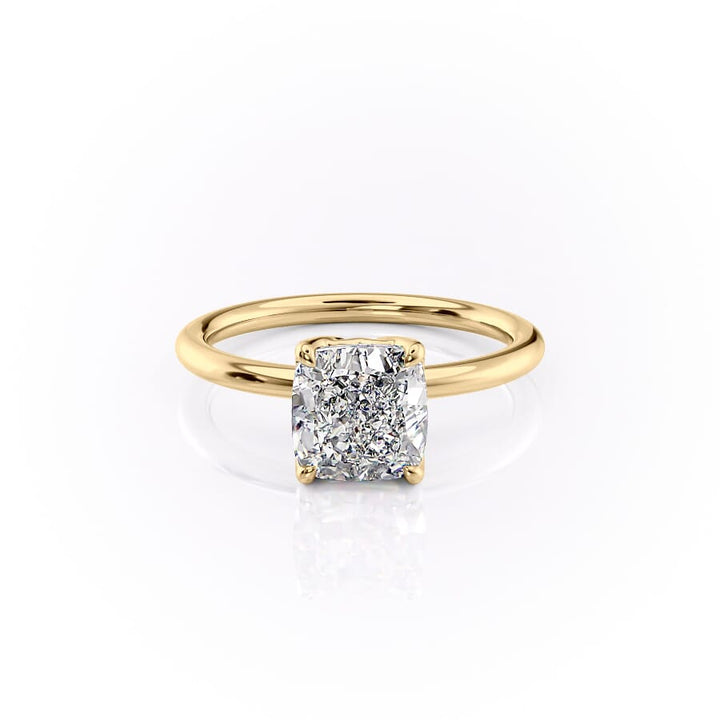 The Alison Set With A 2 Carat Cushion Lab Diamond