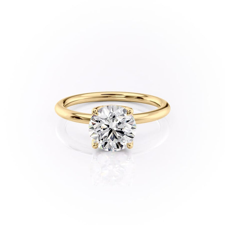 The Alison Set With A 2 Carat Round Lab Diamond