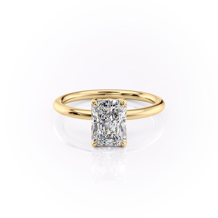 The Alison Set With A 2 Carat Radiant Lab Diamond