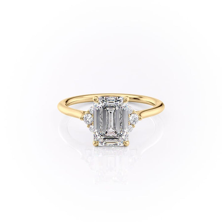 The Victoria Set With A 2 Carat Emerald Lab Diamond