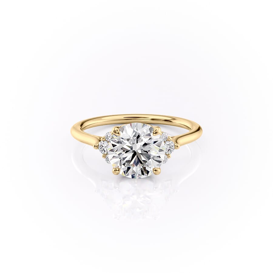 The Victoria Set With A 2 Carat Round Lab Diamond