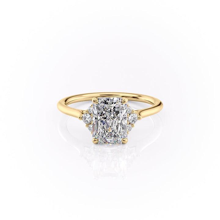 The Victoria Set With A 2 Carat Radiant Lab Diamond