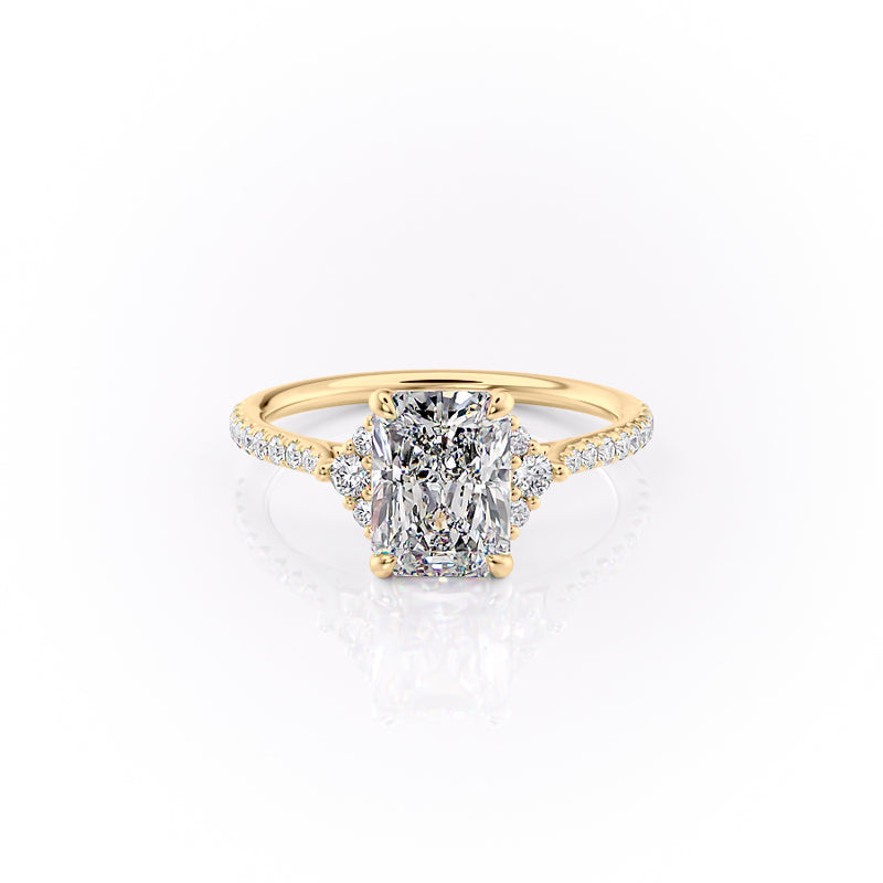 The Pave Victoria Set With A 2 Carat Radiant Lab Diamond