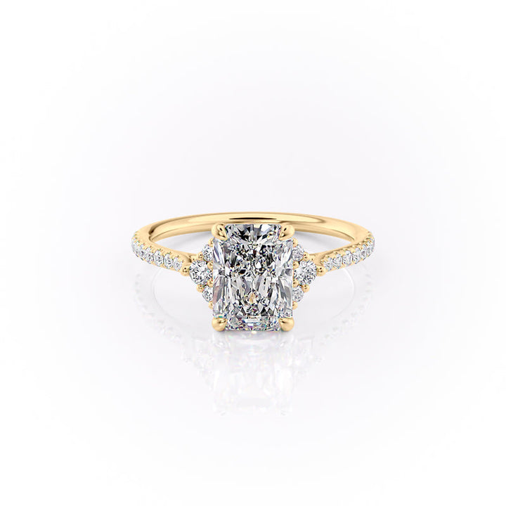 The Pave Victoria Set With A 2 Carat Radiant Lab Diamond
