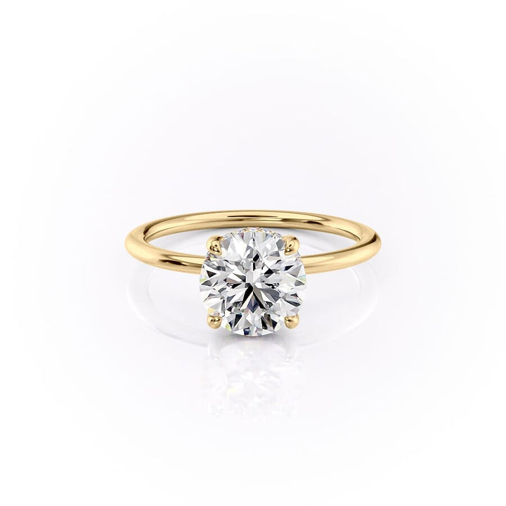 The Sarah Set With A 2 Carat Round Lab Diamond