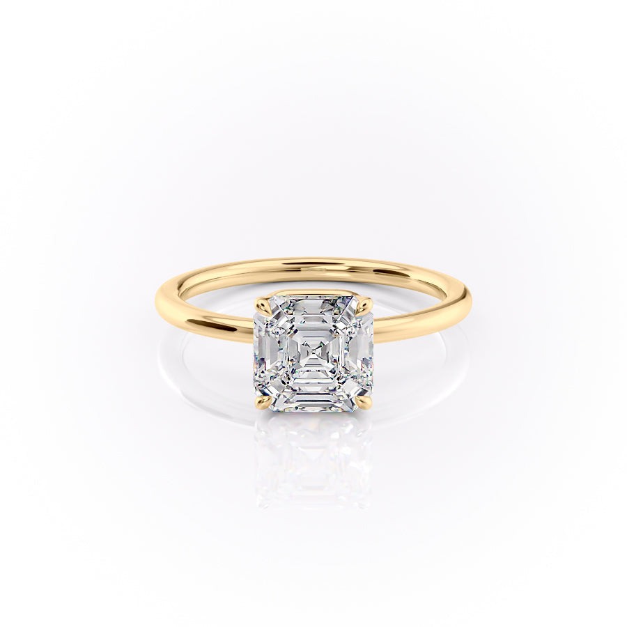 The Margot Set With A 2 Carat Asscher Lab Diamond