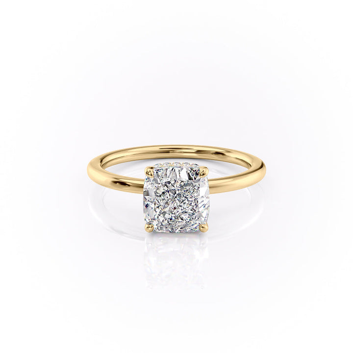 The Margot Set With A 2 Carat Cushion Lab Diamond