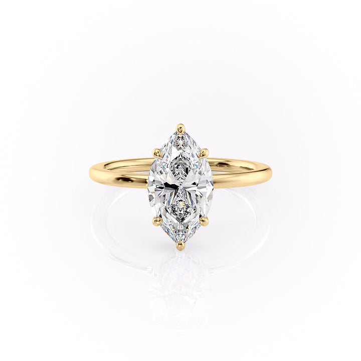 The Margot Set With A 2 Carat Marquise Lab Diamond