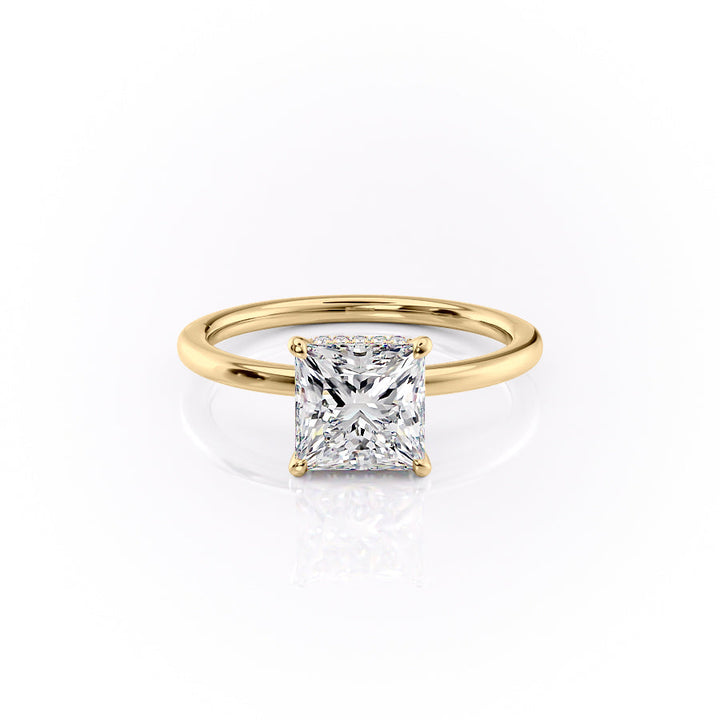 The Margot Set With A 2 Carat Princess Lab Diamond