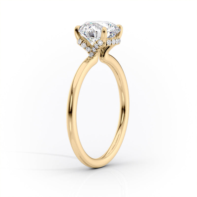 The Margot Set With A 2 Carat Pear Lab Diamond