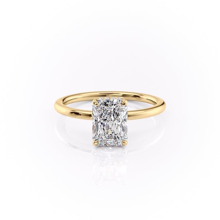 The Margot Set With A 2 Carat Radiant Lab Diamond