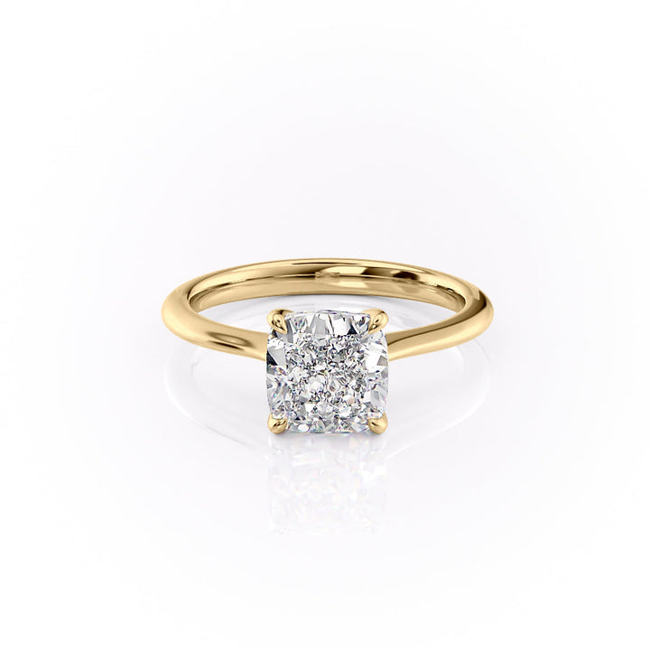 The Katelyn Set With A 2 Carat Cushion Lab Diamond