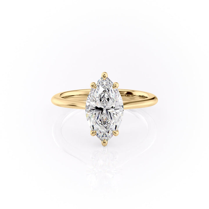 The Katelyn Set With A 2 Carat Marquise Lab Diamond