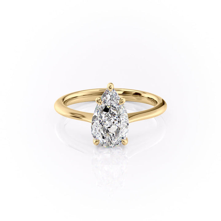 The Katelyn Set With A 2 Carat Pear Lab Diamond