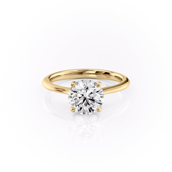 The Katelyn Set With A 2 Carat Round Lab Diamond