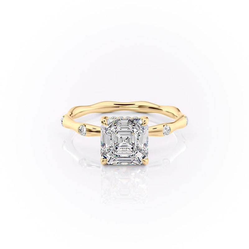The Samantha Set With A 2 Carat Asscher Lab Diamond
