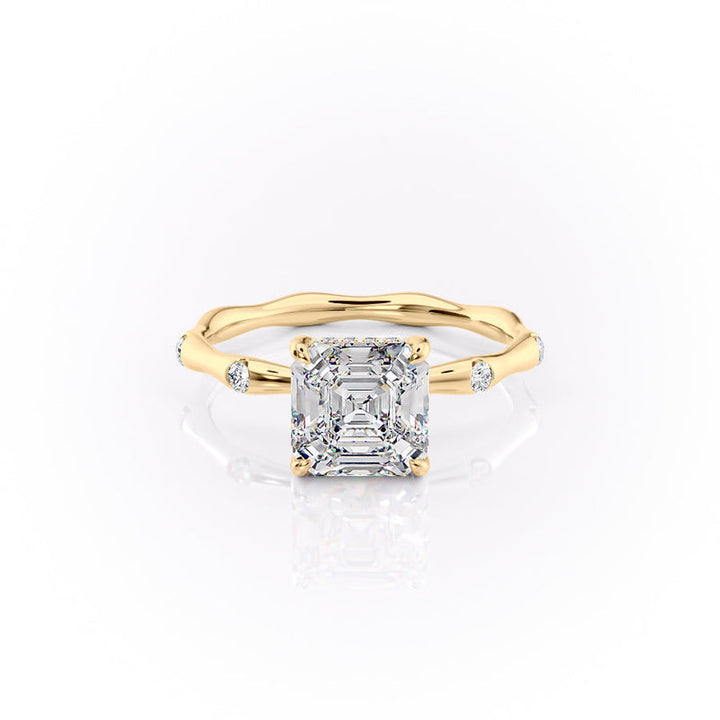 The Samantha Set With A 2 Carat Asscher Lab Diamond