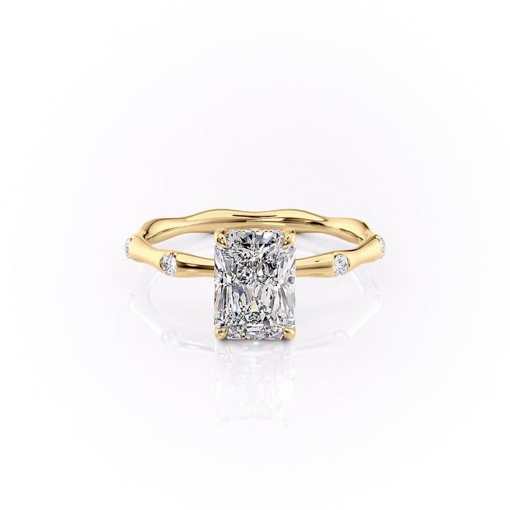 The Samantha Set With A 2 Carat Radiant Lab Diamond