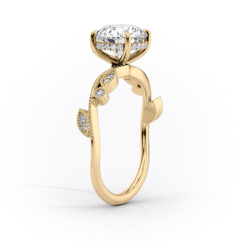 The Robin Set With A 2 Carat Asscher Lab Diamond