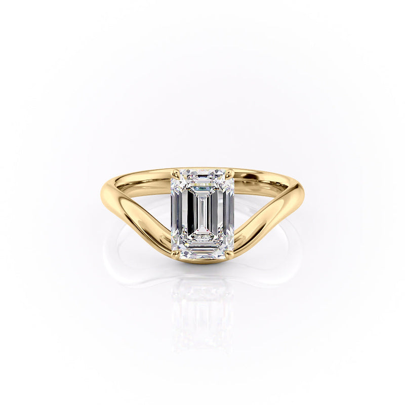The Berta Set With A 2 Carat Emerald Lab Diamond