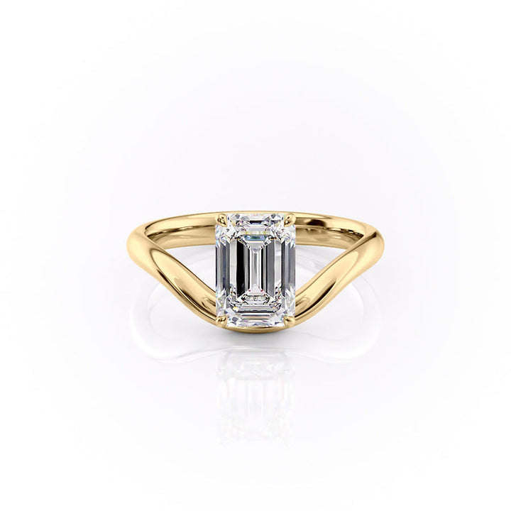 The Berta Set With A 2 Carat Emerald Lab Diamond