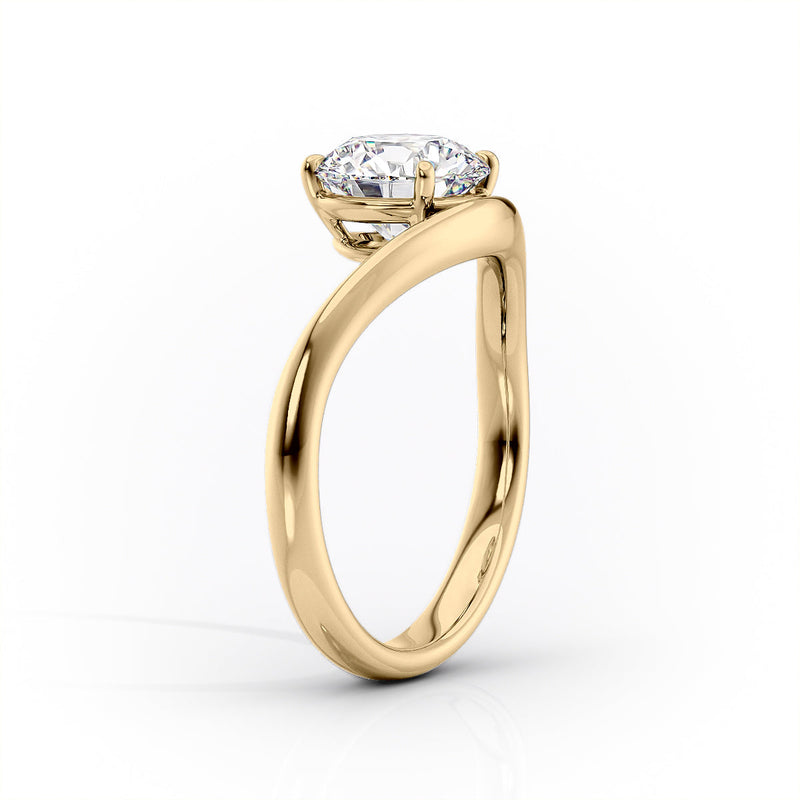 The Berta Set With A 2 Carat Round Lab Diamond