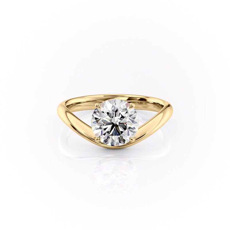 The Berta Set With A 2 Carat Round Lab Diamond