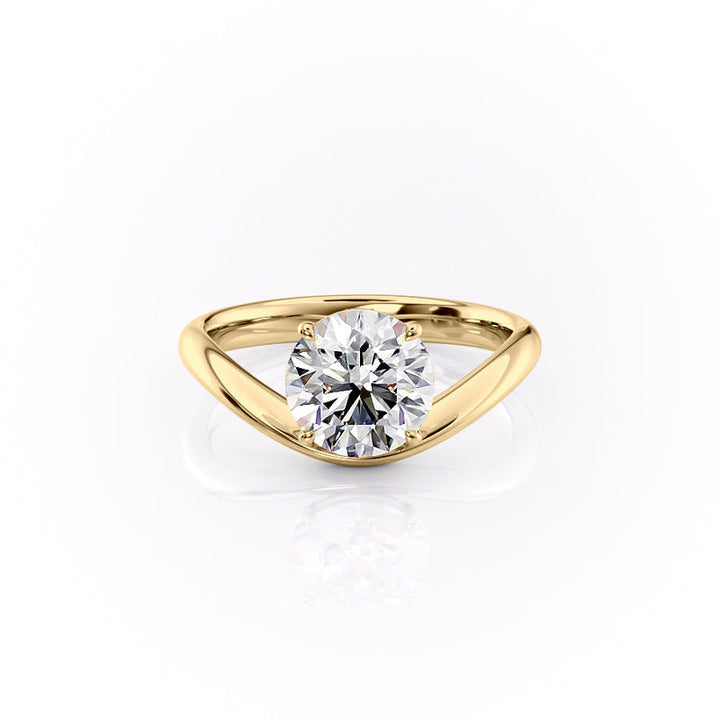 The Berta Set With A 2 Carat Round Lab Diamond