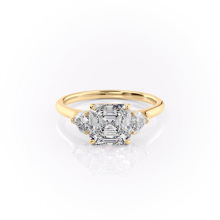 The Hearts Liv Set With A 2 Carat Asscher Lab Diamond