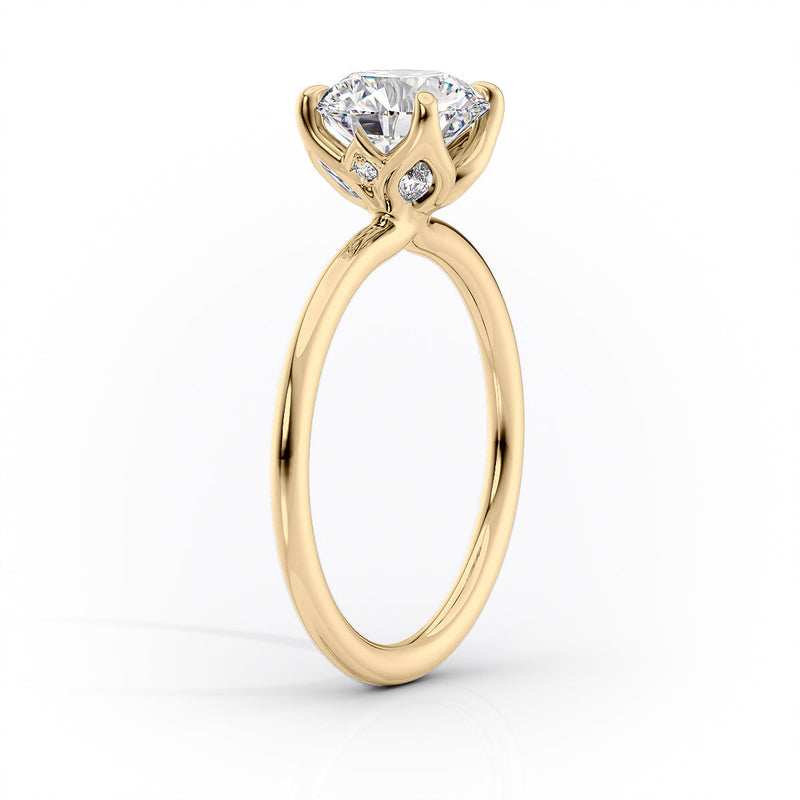 The Lisa Set With A 2 Carat Round Lab Diamond