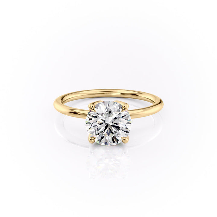 The Lisa Set With A 2 Carat Round Lab Diamond