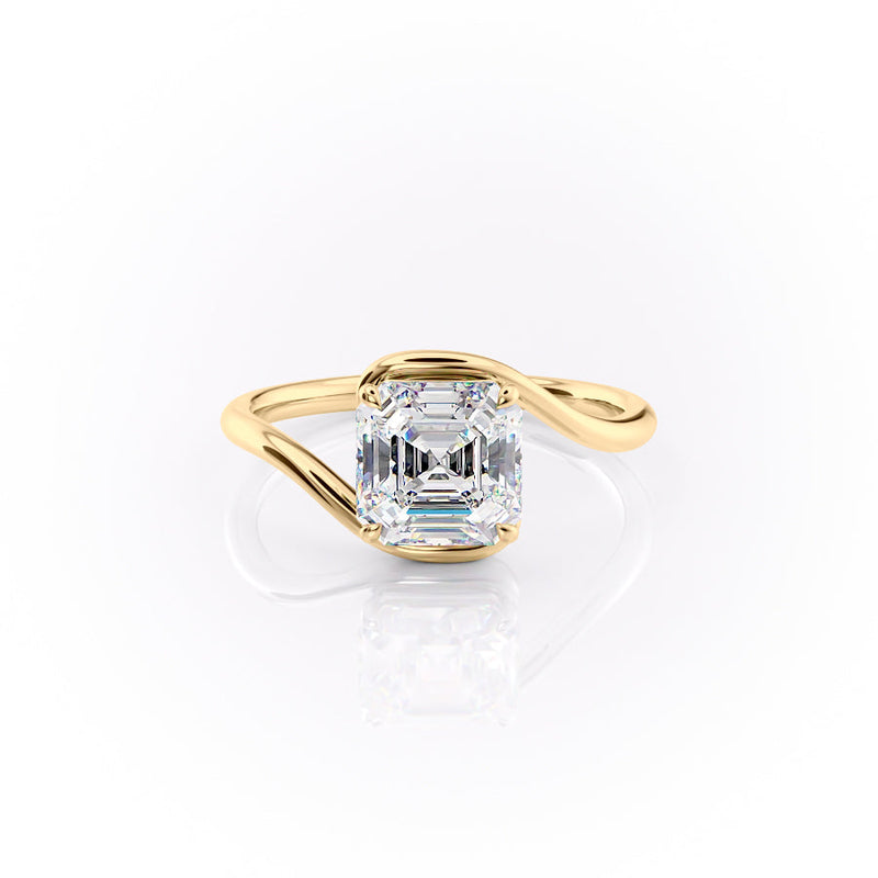 The Skyler Set With A 2 Carat Asscher Lab Diamond