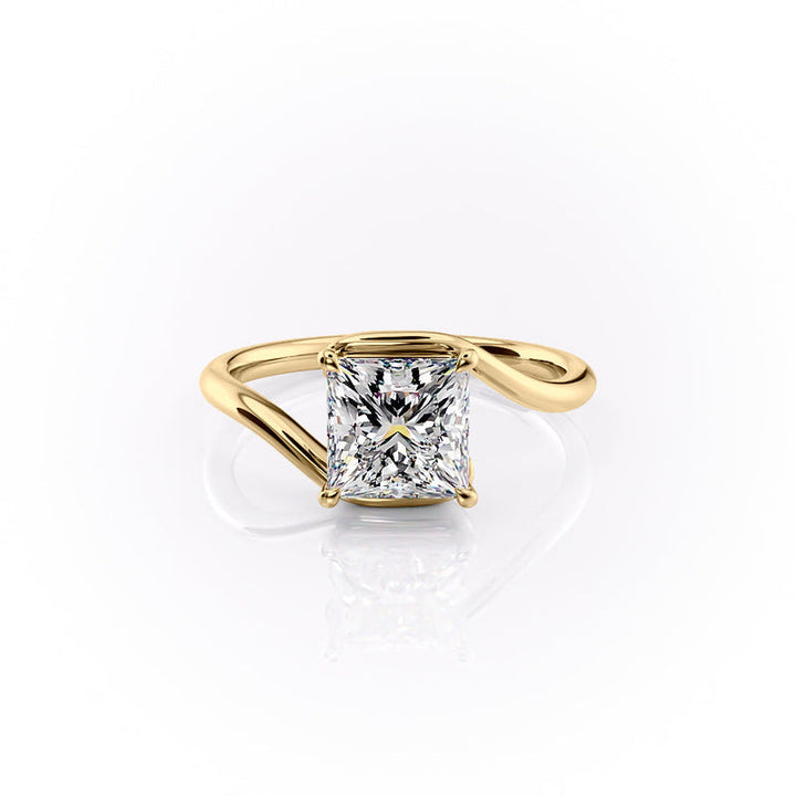 The Skyler Set With A 2 Carat Princess Lab Diamond