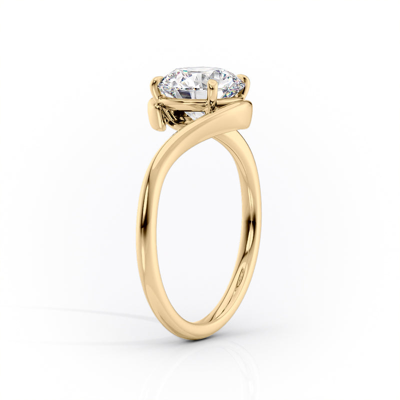 The Skyler Set With A 2 Carat Round Lab Diamond