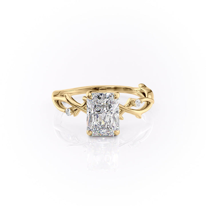 The Twig Set With A 2 Carat Radiant Lab Diamond